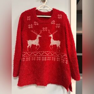 Red Reindeer Sweater